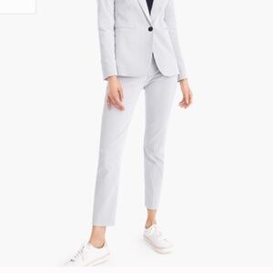 J.Crew Seersucker Cameron Slim Stretch Ankle Pant (NWT)